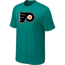 NHL Philadelphia Flyers Big & Tall Logo T-Shirt - Aque Green