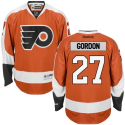 Boyd Gordon Reebok Philadelphia Flyers Premier Orange Home Jersey