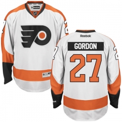 Boyd Gordon Reebok Philadelphia Flyers Premier White Away Jersey
