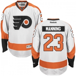 Brandon Manning Reebok Philadelphia Flyers Premier White Away Jersey