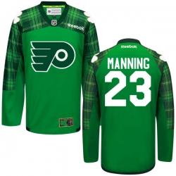 Brandon Manning Reebok Philadelphia Flyers Premier Green St. Patrick's Day Jersey