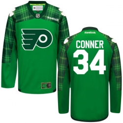 Chris Conner Reebok Philadelphia Flyers Premier Green St. Patrick's Day Jersey