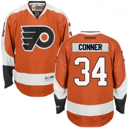 Chris Conner Reebok Philadelphia Flyers Authentic Orange Home Jersey