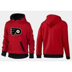 NHL Philadelphia Flyers Big & Tall Logo Pullover Hoodie - Red/Black