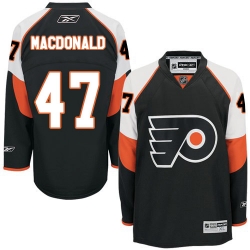 Andrew MacDonald Reebok Philadelphia Flyers Premier Black Third NHL Jersey