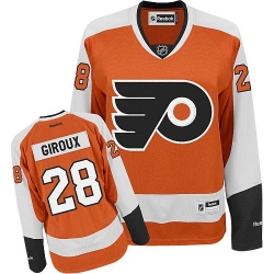 Claude Giroux Women's Reebok Philadelphia Flyers Authentic Orange Home NHL Jersey