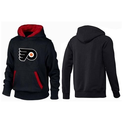 NHL Philadelphia Flyers Big & Tall Logo Pullover Hoodie - Black/Red