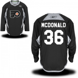 Colin McDonald Reebok Philadelphia Flyers Premier Black Practice Jersey