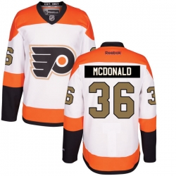 Colin McDonald Reebok Philadelphia Flyers Premier White Third Jersey