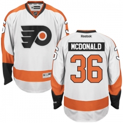 Colin McDonald Reebok Philadelphia Flyers Authentic White Away Jersey
