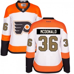 Colin McDonald Women's Reebok Philadelphia Flyers Premier White Third Jersey