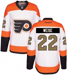 Dale Weise Reebok Philadelphia Flyers Premier White Third Jersey