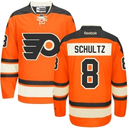 Dave Schultz Reebok Philadelphia Flyers Authentic Orange New Third NHL Jersey