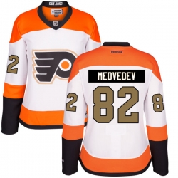 Evgeny Medvedev Women's Reebok Philadelphia Flyers Premier White Third Jersey