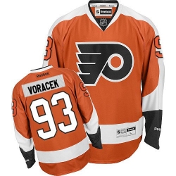 Jakub Voracek Reebok Philadelphia Flyers Authentic Orange Home NHL Jersey