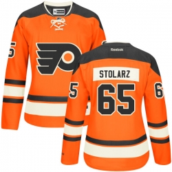 Anthony Stolarz Women's Reebok Philadelphia Flyers Authentic Orange Alternate Jersey