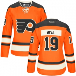 Jordan Weal Women's Reebok Philadelphia Flyers Authentic Orange Alternate Jersey
