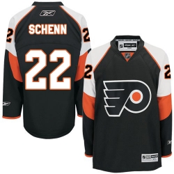 Luke Schenn Reebok Philadelphia Flyers Authentic Black Third NHL Jersey
