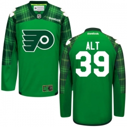 Mark Alt Reebok Philadelphia Flyers Authentic Green St. Patrick's Day Jersey