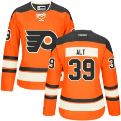 Mark Alt Women's Reebok Philadelphia Flyers Authentic Orange Alternate Jersey