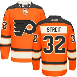Mark Streit Reebok Philadelphia Flyers Premier Orange New Third NHL Jersey