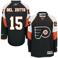 Michael Del Zotto Reebok Philadelphia Flyers Premier Black Third NHL Jersey