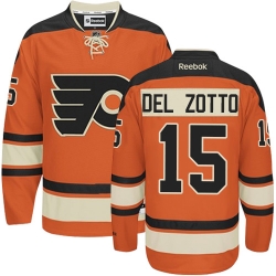 Michael Del Zotto Reebok Philadelphia Flyers Authentic Orange New Third NHL Jersey