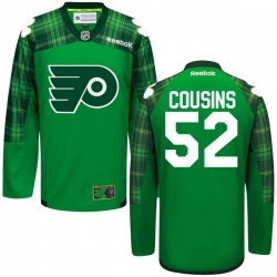 Nick Cousins Reebok Philadelphia Flyers Premier Green St. Patrick's Day Jersey