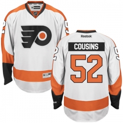 Nick Cousins Reebok Philadelphia Flyers Authentic White Away Jersey