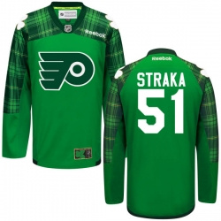 Petr Straka Reebok Philadelphia Flyers Premier Green St. Patrick's Day Jersey