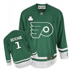 Bernie Parent Reebok Philadelphia Flyers Premier Green St Patty's Day NHL Jersey