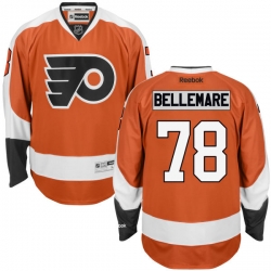 Pierre-Edouard Bellemare Reebok Philadelphia Flyers Authentic Orange Home Jersey