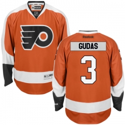 Radko Gudas Reebok Philadelphia Flyers Premier Orange Home Jersey