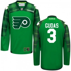 Radko Gudas Reebok Philadelphia Flyers Premier Green St. Patrick's Day Jersey