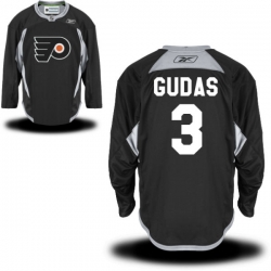 Radko Gudas Reebok Philadelphia Flyers Authentic Black Practice Jersey