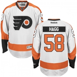 Robert Hagg Reebok Philadelphia Flyers Authentic White Away Jersey
