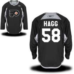 Robert Hagg Reebok Philadelphia Flyers Authentic Black Practice Jersey