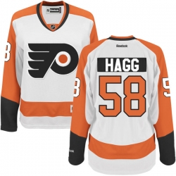 Robert Hagg Women's Reebok Philadelphia Flyers Authentic White Away Jersey