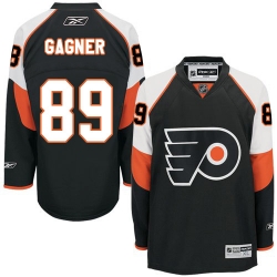 Sam Gagner Reebok Philadelphia Flyers Premier Black Third NHL Jersey