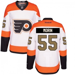 Samuel Morin Reebok Philadelphia Flyers Premier White Third Jersey