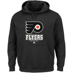 NHL Philadelphia Flyers Majestic Big & Tall Critical Victory Pullover Hoodie - Black