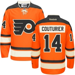 Sean Couturier Reebok Philadelphia Flyers Authentic Orange New Third NHL Jersey