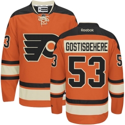 Shayne Gostisbehere Reebok Philadelphia Flyers Authentic Orange New Third NHL Jersey