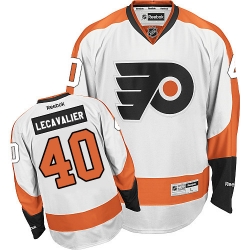 Vincent Lecavalier Reebok Philadelphia Flyers Authentic White Away NHL Jersey