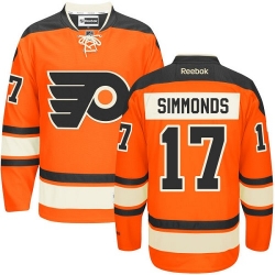 Wayne Simmonds Reebok Philadelphia Flyers Authentic Orange New Third NHL Jersey