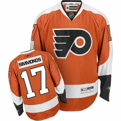 Wayne Simmonds Youth Reebok Philadelphia Flyers Authentic Orange Home NHL Jersey