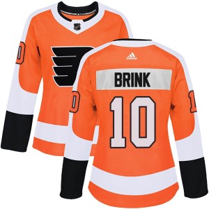 Bobby Brink Women's Adidas Philadelphia Flyers Authentic Orange Home Jersey