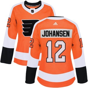Ryan Johansen Women's Adidas Philadelphia Flyers Authentic Orange Home Jersey