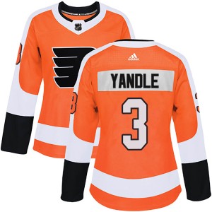 Keith Yandle Women's Adidas Philadelphia Flyers Authentic Orange Home Jersey