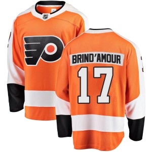 Rod Brind'amour Youth Fanatics Branded Philadelphia Flyers Breakaway Orange Rod Brind'Amour Home Jersey